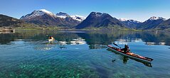 Padling ved Rosendal © Bjarne Øymyr